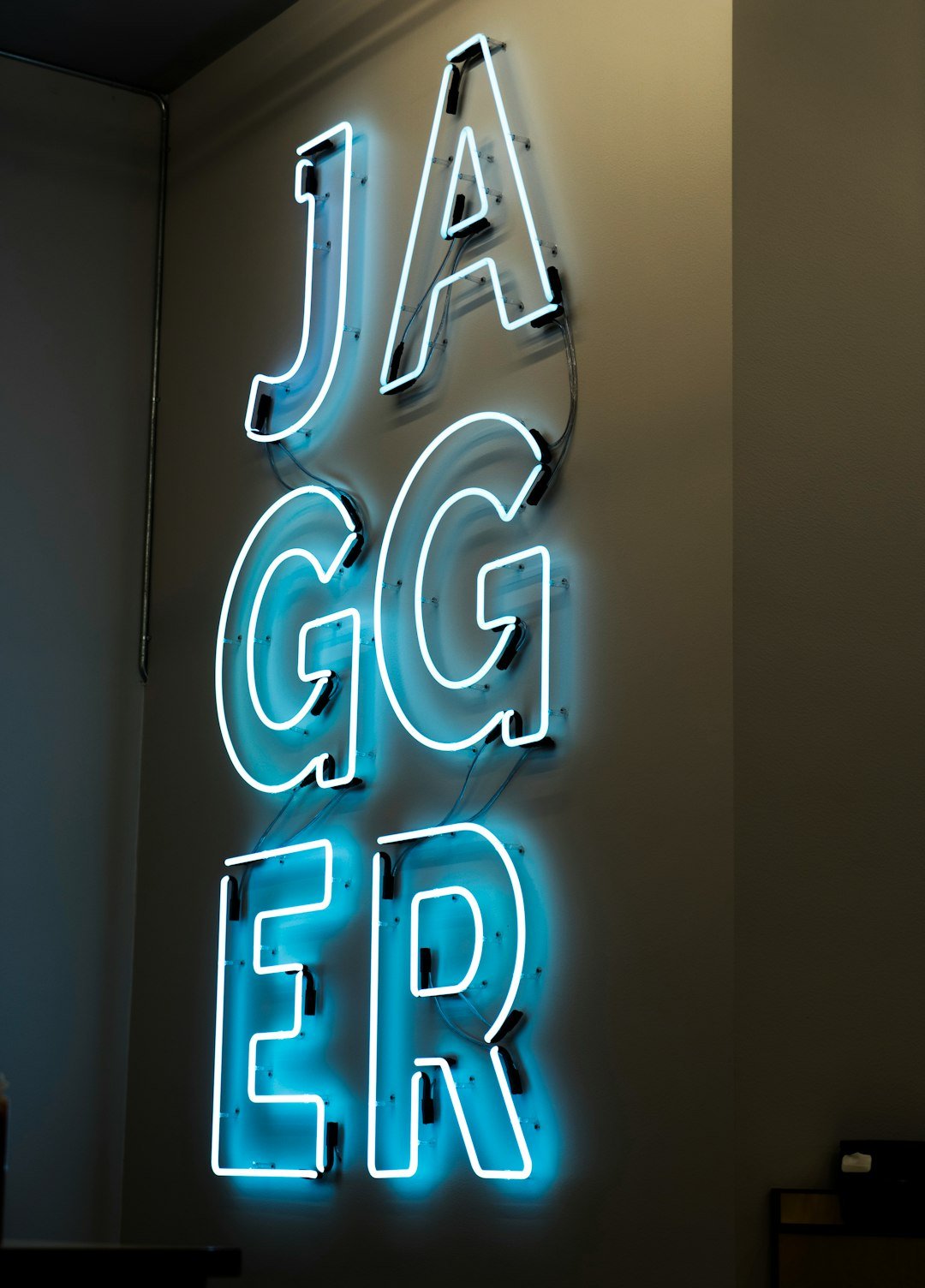 Jagger neon light signage